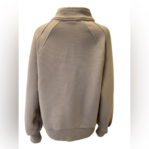 Varley Cortina Half Zip Pullover Women's Tan size Large - Picture 4 of 4